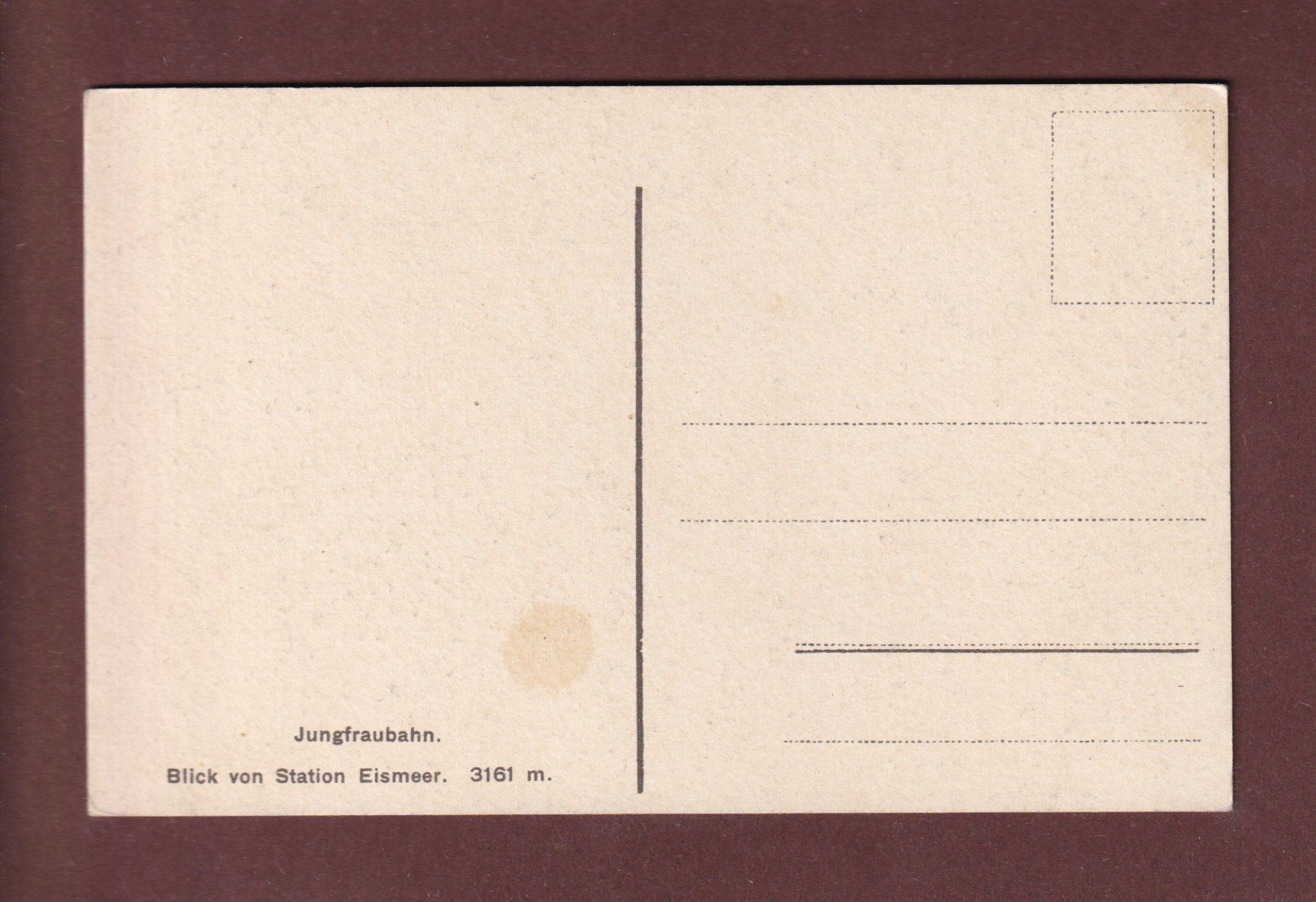 Cartoline postali: Jungfraubahn - Blick von STATION EISMEER – Usato da Pully venduto da nicecards-shop 1