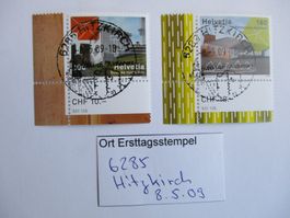 Voll Ort Ersttagsstempel 6285 Hitzkirch