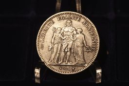 Silber 5 Francs Frankreich 1877 A