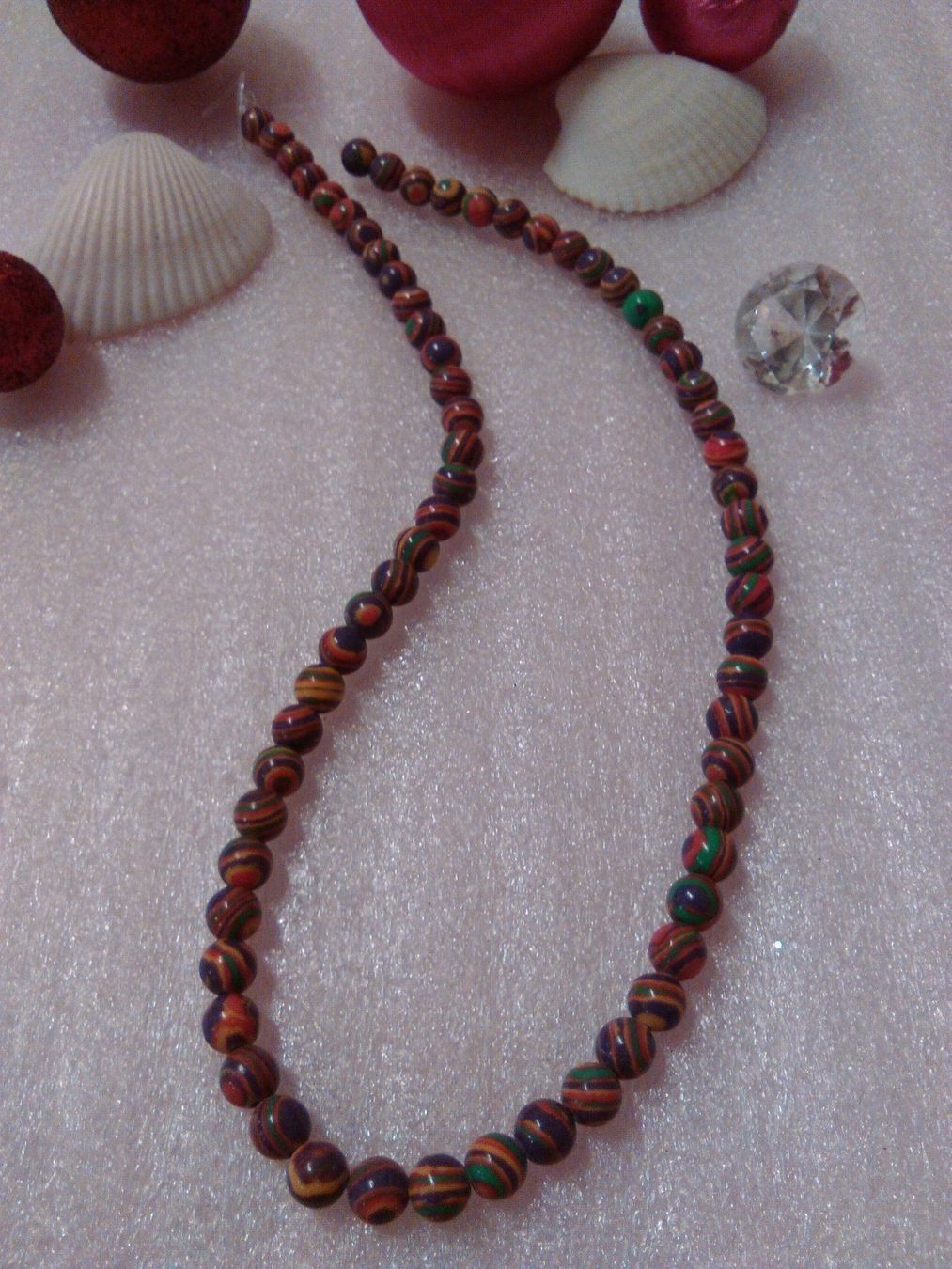 Catenine: STRAND KETTE ODER 2 ARMBAND;MALAQIET – Nuovo (secondo la descrizione) da Basel venduto da bijoutrie_4 7