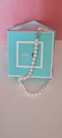 Collier perles blanches d'eau douce  fermoir or 18 carats