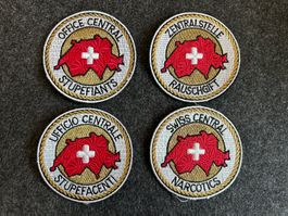 Set Patches Zentralstelle Rauschgift Bundespolizei