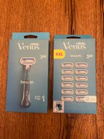 Gillette Venus Smooth Rasierer und Rasieklingen.