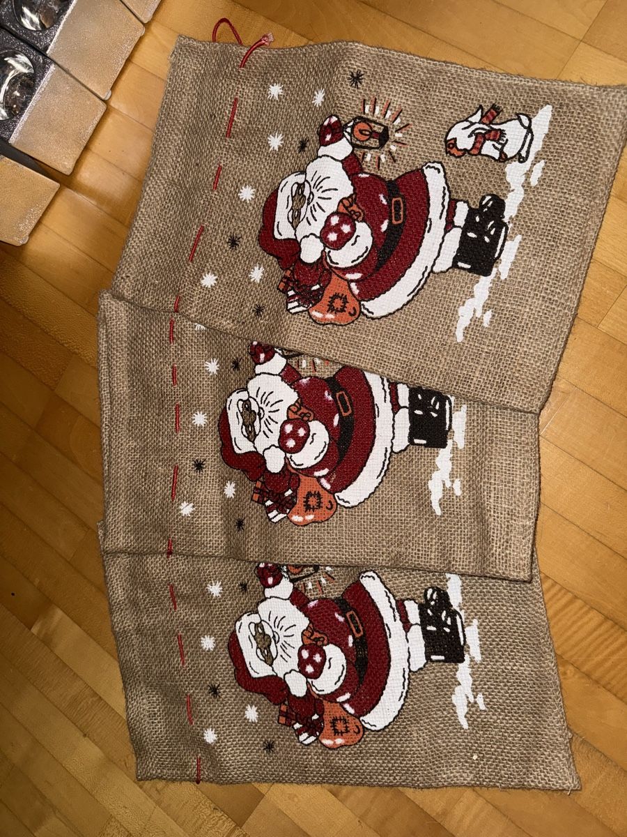 Tutte le decorazioni: 3x Chlaussäckli Weihnachtsdeko – Nuovo (secondo la descrizione) da Mörschwil venduto da Seegurke18