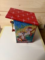 Mechanische Vogel-Spardose aus Blech