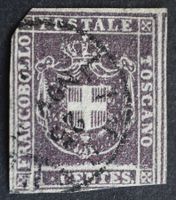 Toskana MNr. 17 1 Centesimi gestempelt