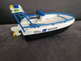 Bateau douane jouet 25 cm bon état