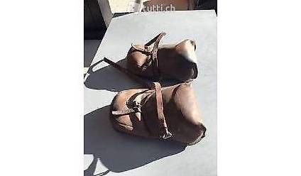 Schweizer Armee Taschen: Ledersacochen klein – Gebraucht aus Seewen SO von Swiss-moto-bike 1
