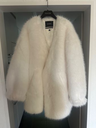 Retrofete Kunstpelzjacke