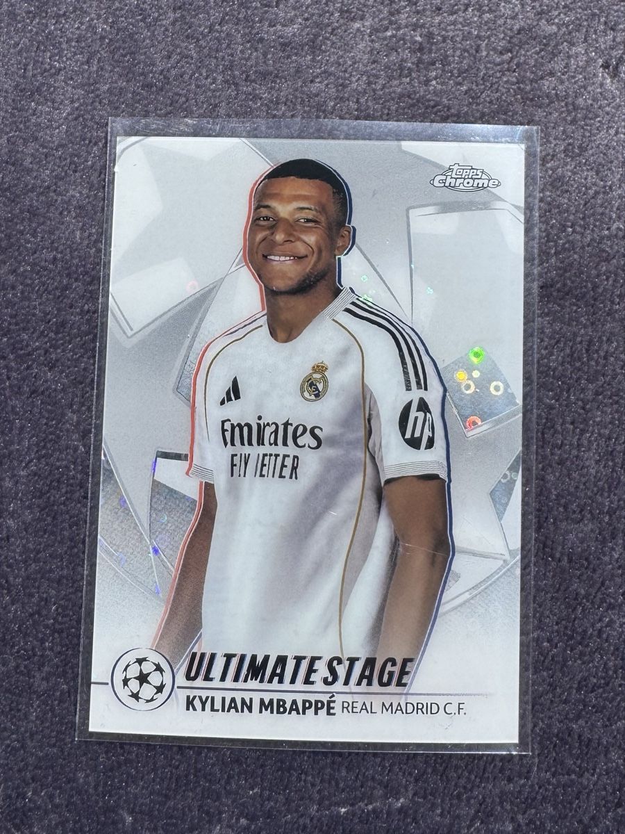 Topps Sammelbilder & Trading cards:  Kylian Mbappe Topps Chrome Ultimate Stage – Gebraucht aus Gattikon von Fandiboy