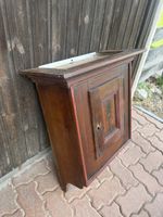 Antike ApothekenSchrank, klein Holz braun