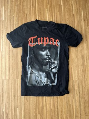 Tupac Graphic T-Shirt – Schwarz – Grösse XS