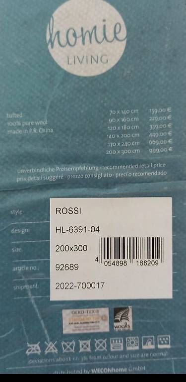 Teppiche: Kuschliger Hochflorteppich Teppich grau 200x300 – Gebraucht aus Meggen von frapar2007 2