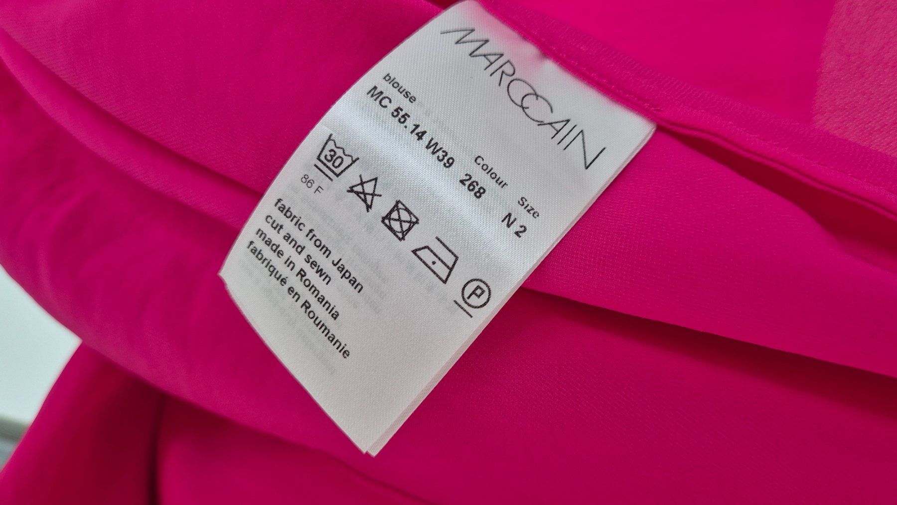 Marc Cain Camicette: MarcCain Shirt/Bluse himbeer Grösse N2 – Usato da Kilchberg ZH venduto da logn 6