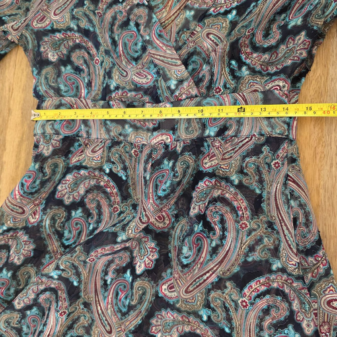 Kleider: Kleid mit Paisley-Muster Gr M ,Transparent  – Gebraucht aus Rheinsulz von Gilea 8