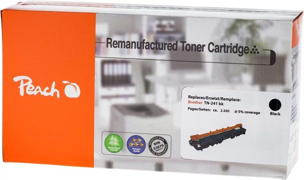 Brother Cartucce per stampanti & toner: Peach Tn-241 BK – Nuovo e nell'imballaggio originale da Dietlikon venduto da SAT-SWISS 1