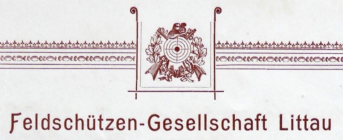 Documenti: Feldschützen-Gesellschaft Littau - 1901 – Usato da Solothurn venduto da Sgasche 1