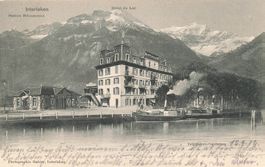 Interlaken (BE) Hôtel du Lac und Dampfschiffstation