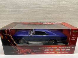 Modellauto Pontiac GTO 1967 Xander Cage 1:18 blau OVP RAR