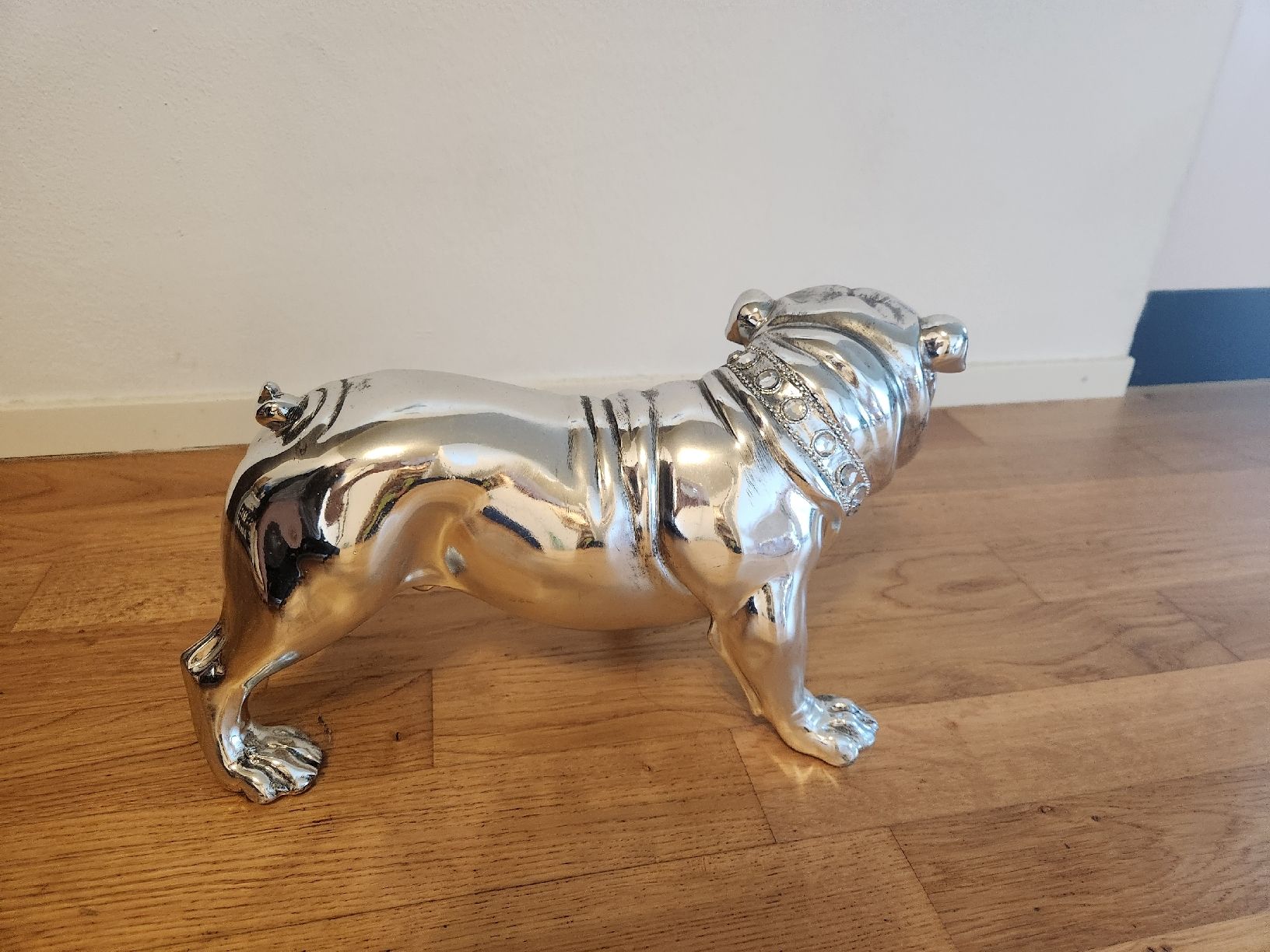 Statuette: 2 Silberne Bulldogge Dekofigur – Usato da Schlieren venduto da est_b2px 2