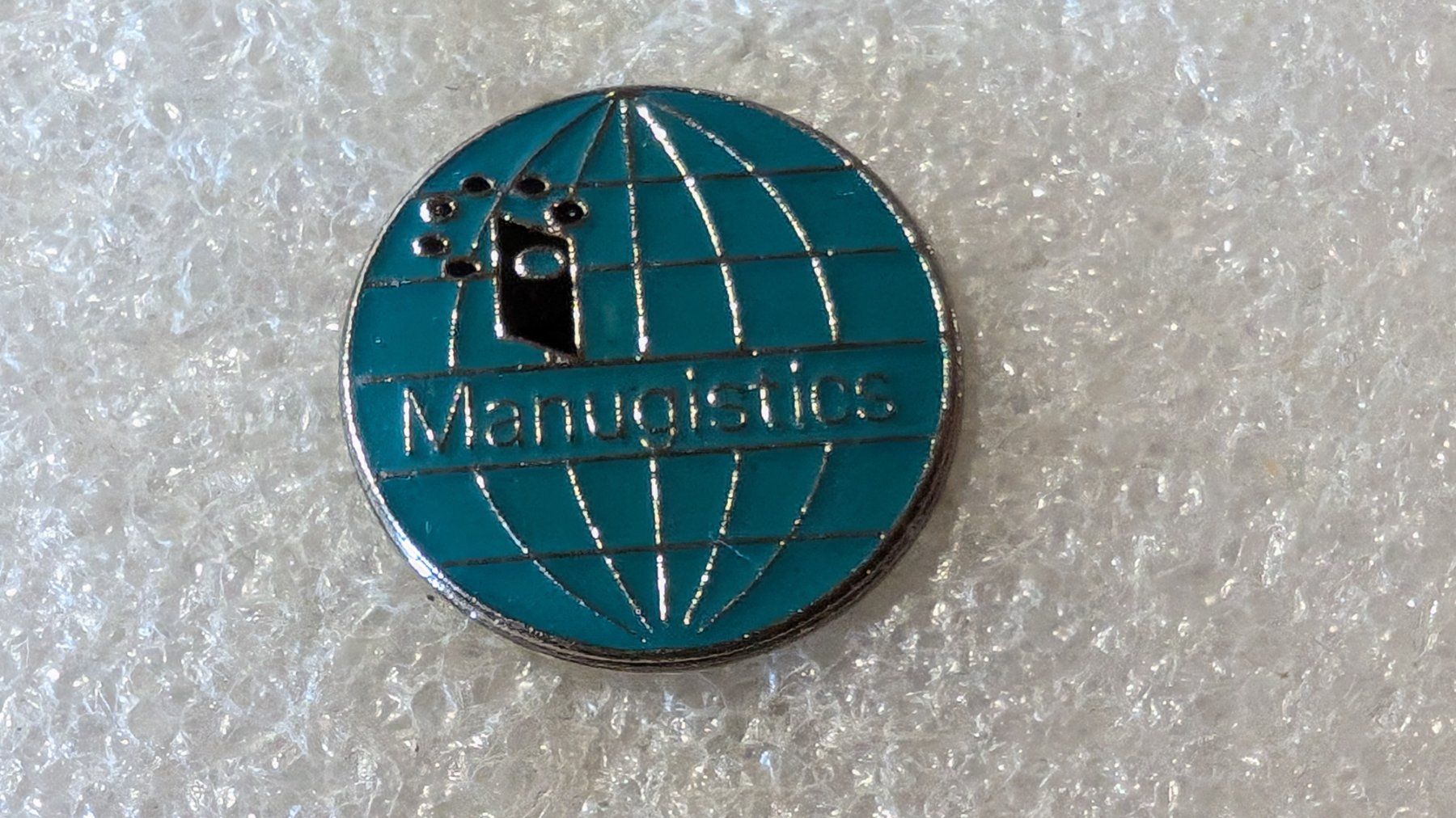 Placchette & Badge: Ansteckpin 212: Manugistics – Usato da Oppligen venduto da Pin-Fall-Shop