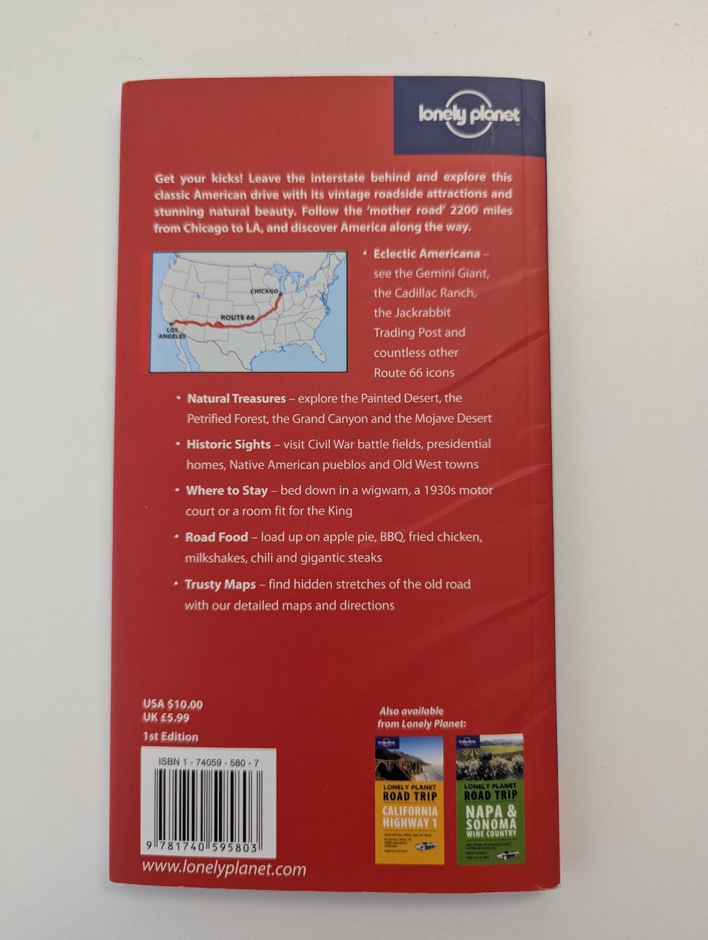 Libri: Lonely Planet Road Trip Route 66 Reiseführer – Usato da Basel venduto da seewhybee 1