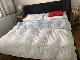 Doppelbett 180x200 IKEA, 2x 90x200cm Lattenrost