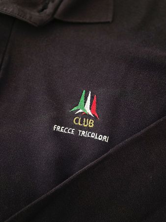 Polo Manches Longues Vintage 80s Frecce Tricolori (L/XL)