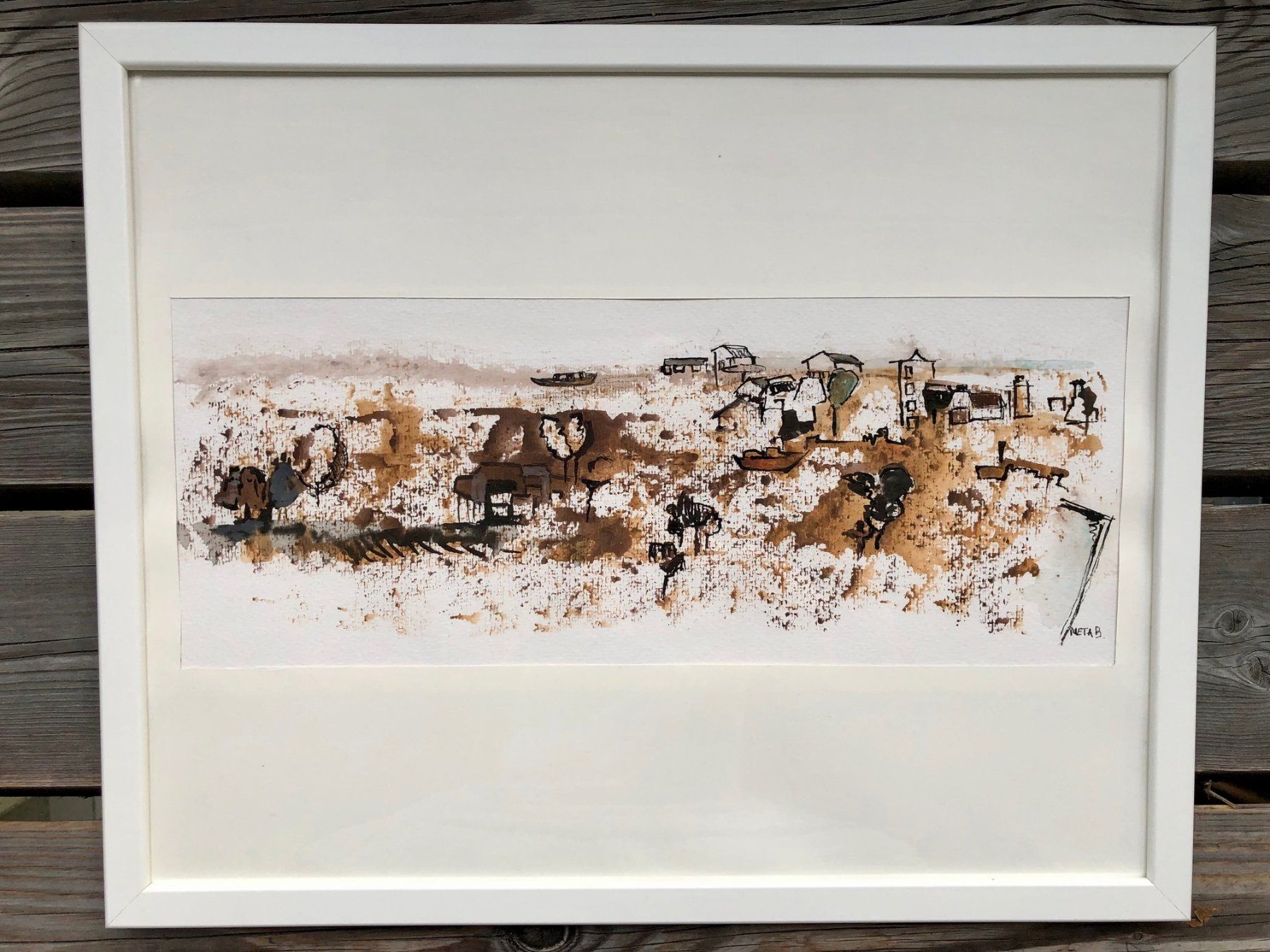 Dipinti: "Landschaft " von Meta Bruppacher-Citroen – Usato da Winterthur venduto da Barunggeli 3