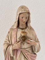 Antike Heiligenfigur Herzmaria Shabby Vintage Brocante Oster