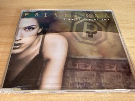 Princessa – I Won't Forget You - Single CD