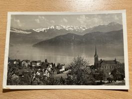 Alte Ansichtskarte Weggis u. die Alpen, Top Zustand! (52)