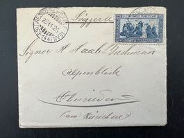 Kleinbrief Italien 1926 nach CH   (G765)