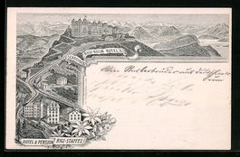 Litho Rigi-Kulm, Schreiber's Rigi-Kulm H