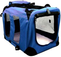 Hunde-Transportbox mit Liegematte 80cm