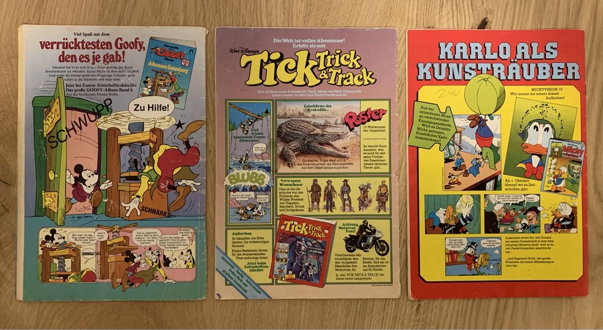 Fumetti: Micky Vision 9/1978 & 10/1980 & 9/1985 – Usato da Opfikon venduto da BananaGio01 1