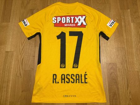 ORIGINAL BSC YOUNG BOYS BERN # 17 ASSALÉ TRIKOT 2018/19 YB S