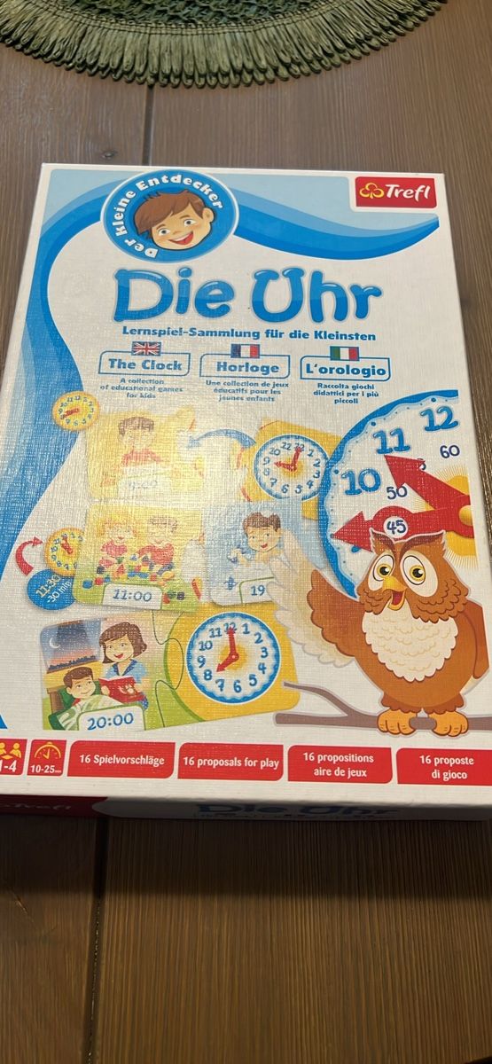 Giochi: Lernspiel "Die Uhr"  – Usato da Seon venduto da Sunny-Schmuck78