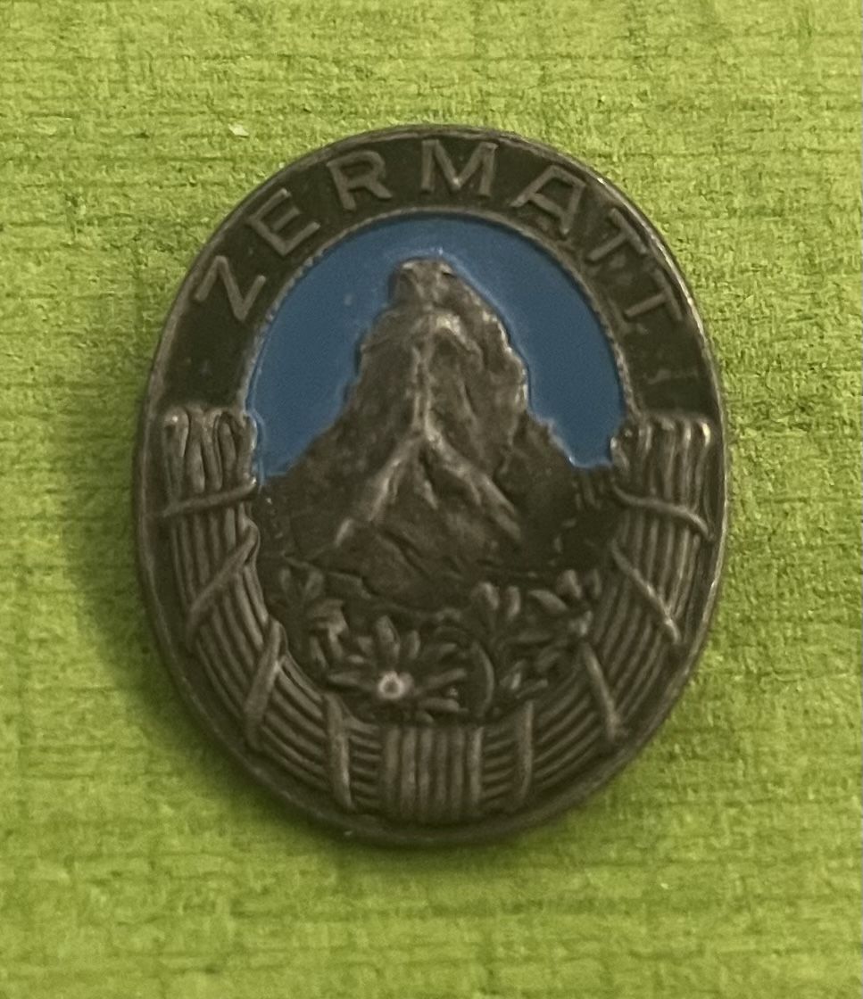 Medaillen: Zermatt Matterhorn Abzeichen Uralt – Gebraucht aus Itingen von Bebbi6569