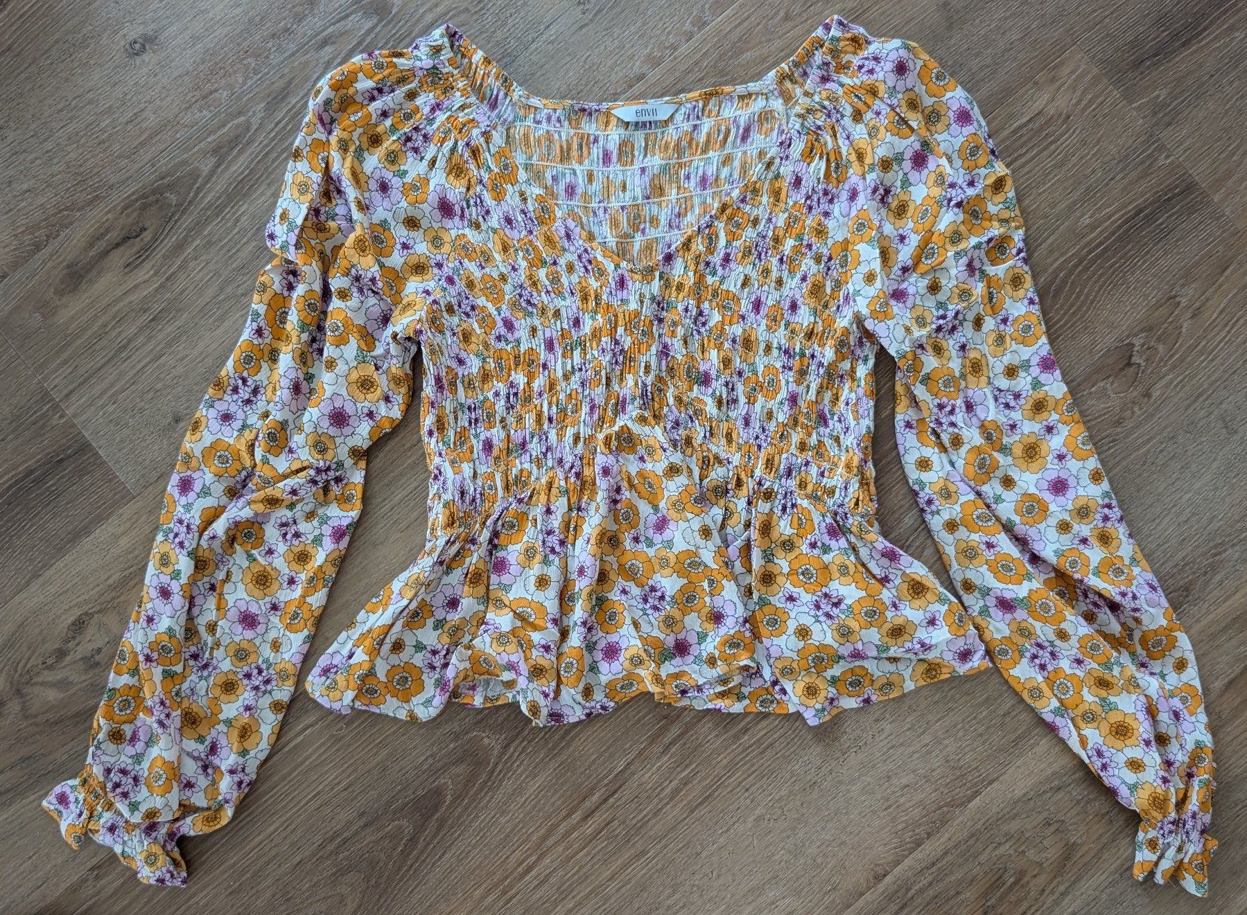 Camicette: Süsse Boho-Bluse von Envii mit Blumenmuster, Grösse S – Nuovo (secondo la descrizione) da Lachen SZ venduto da numberphile