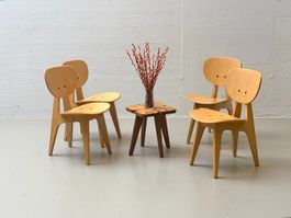 Stühle Modell 3221 von Junzo Sakakura für Tendo Mokko, 80er