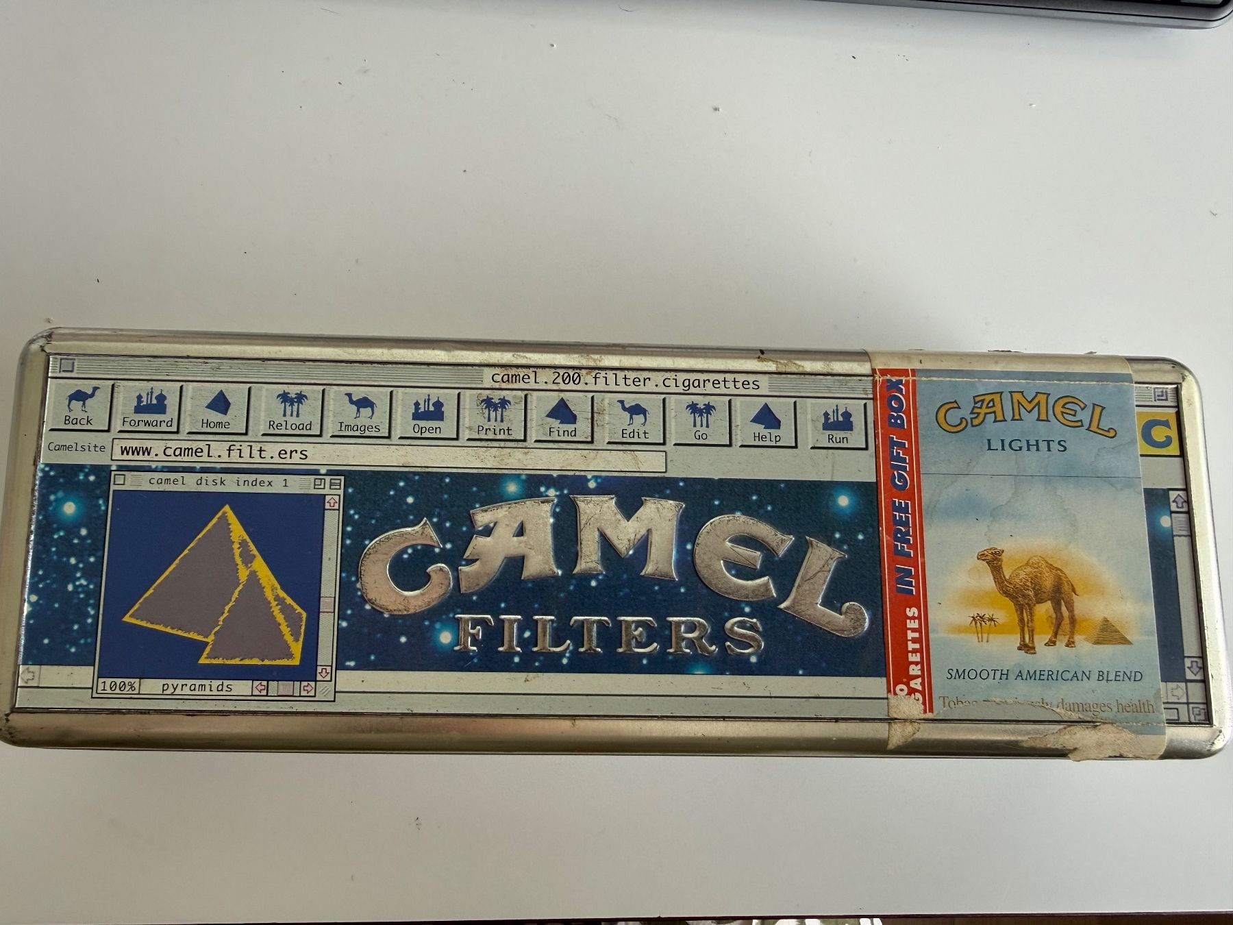 Camel Tabak: Vintage Camel Zigarettenbox – Gebraucht aus Kirchdorf von Vintagewunder