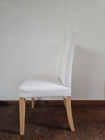 4x IKEA Esszimmerstühle mit waschbaren weißen Bezügen