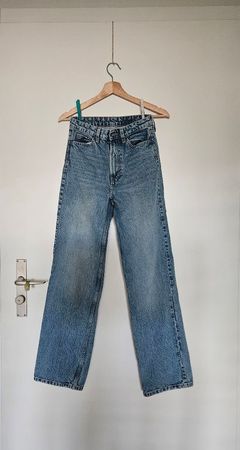 Jeans von &Denim, hell, gerade geschnitten, gebraucht