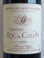 1Fl. Chateau ROC de CALON 1998        Saint-Emilion Bordeaux