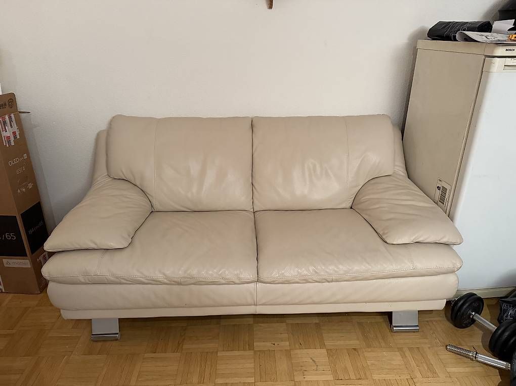 Ledercouch (Gebraucht) in Birsfelden für CHF 90 – nur Abholung auf Ricardo kaufen