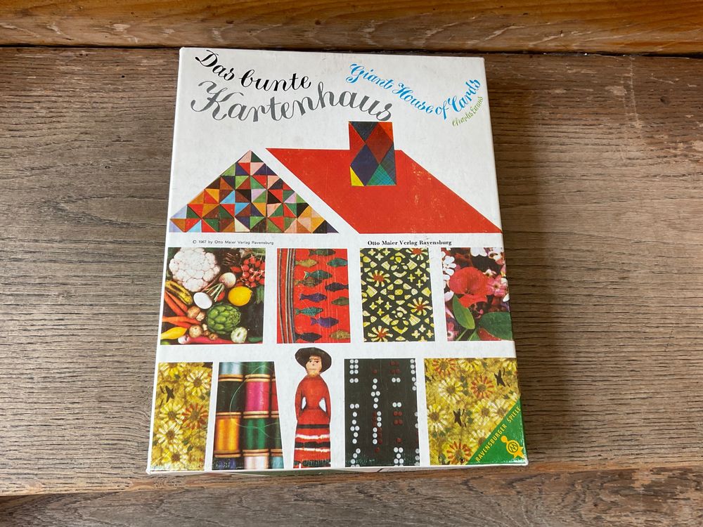 Charles Eames Giant House of Cards 1967 Rarität VERSAND (D