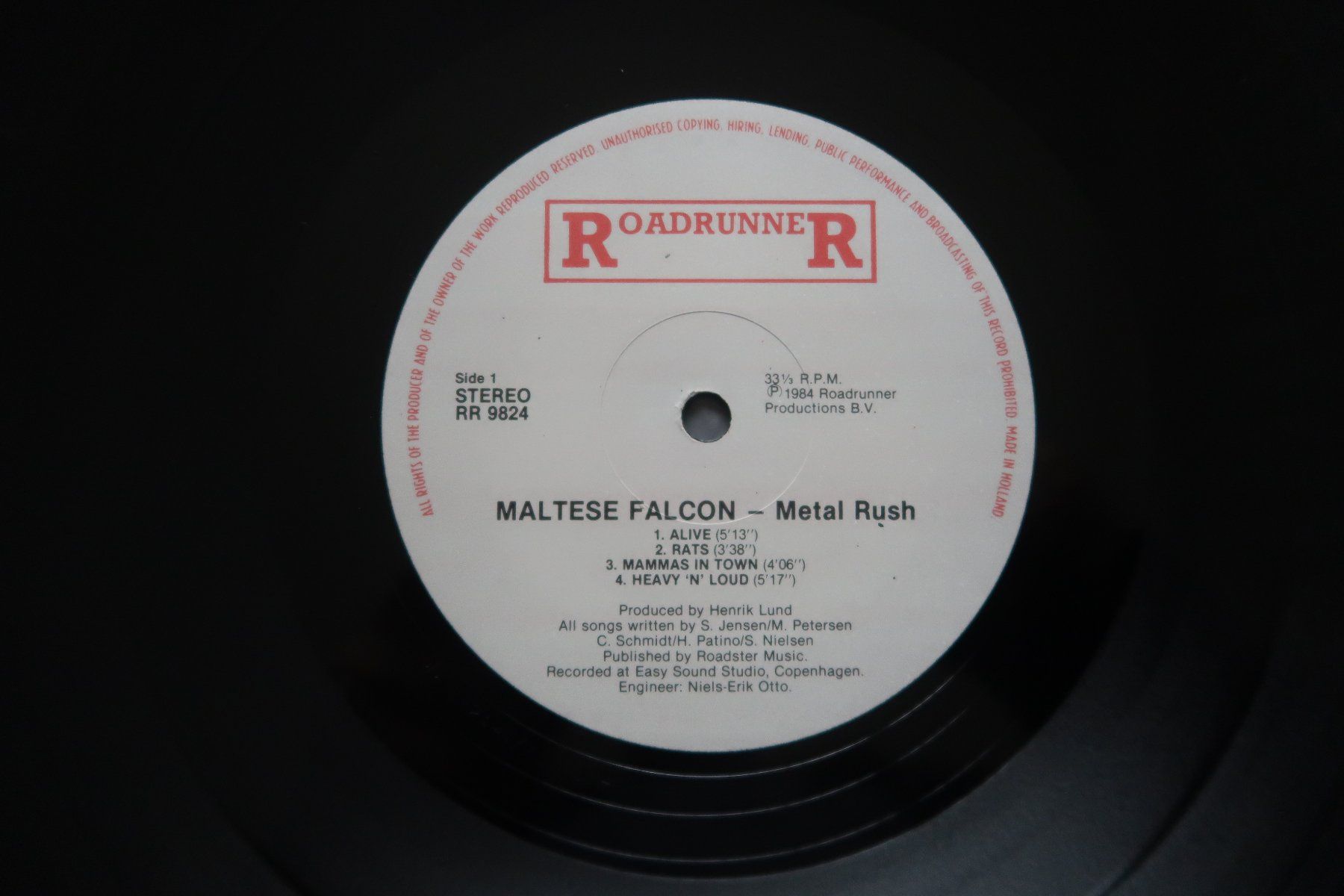 Dischi in vinile: MALTESE FALCON - METAL RUSH - VINYL LP – Usato da Basel venduto da Patiscat 2