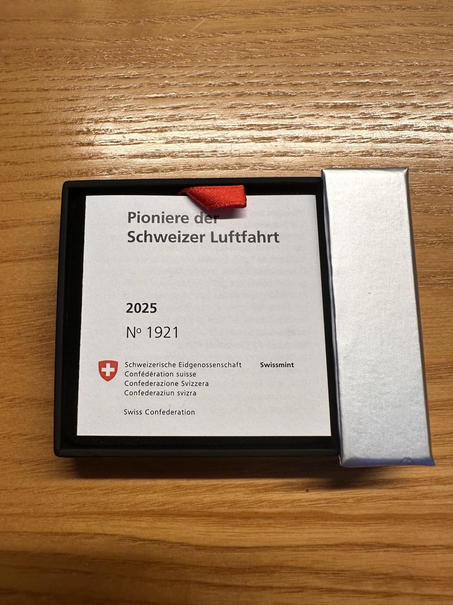 Tutti le monete: Pioniere der Schweizer Luftfahrt (Polierte Platte) – Nuovo e nell'imballaggio originale da Sigirino venduto da del_l62x 3