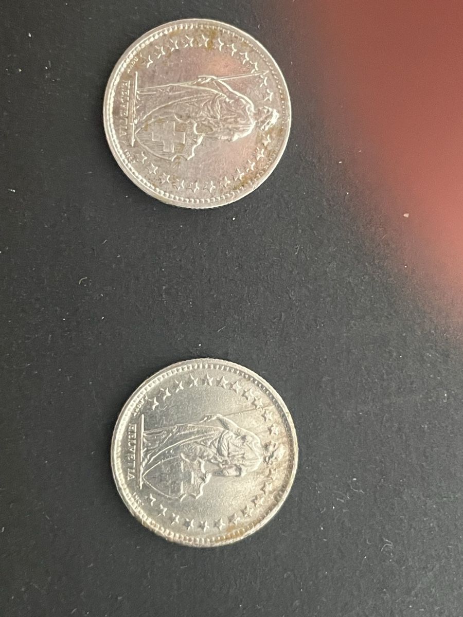 Tutti le monete: -.50 Silber CH Jahr 1960+1961 – Usato da Meierskappel venduto da Hala03 3